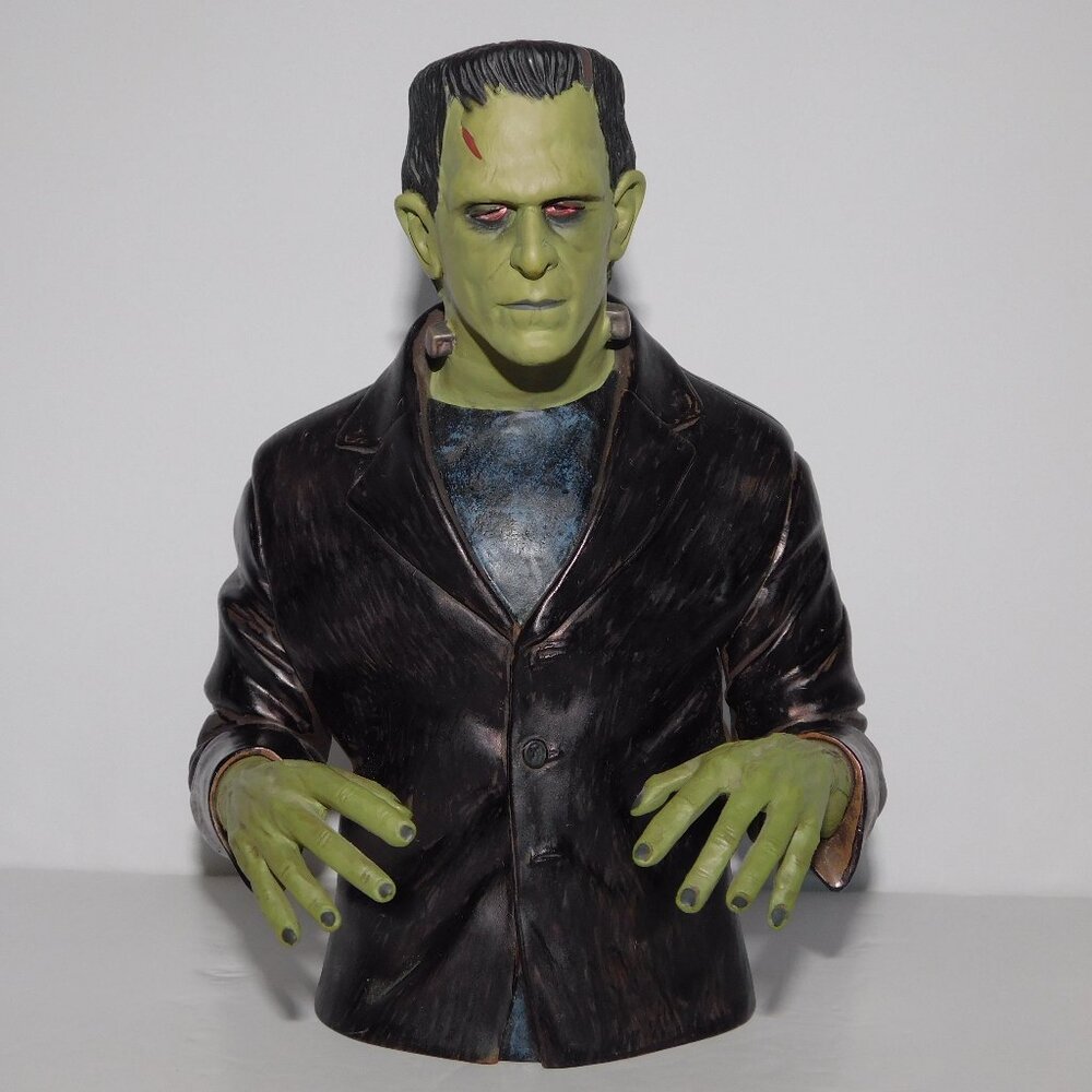 2012 DST Diamond Select Monster FRANKENSTEIN 8" Vinyl Bust Bank Color Version